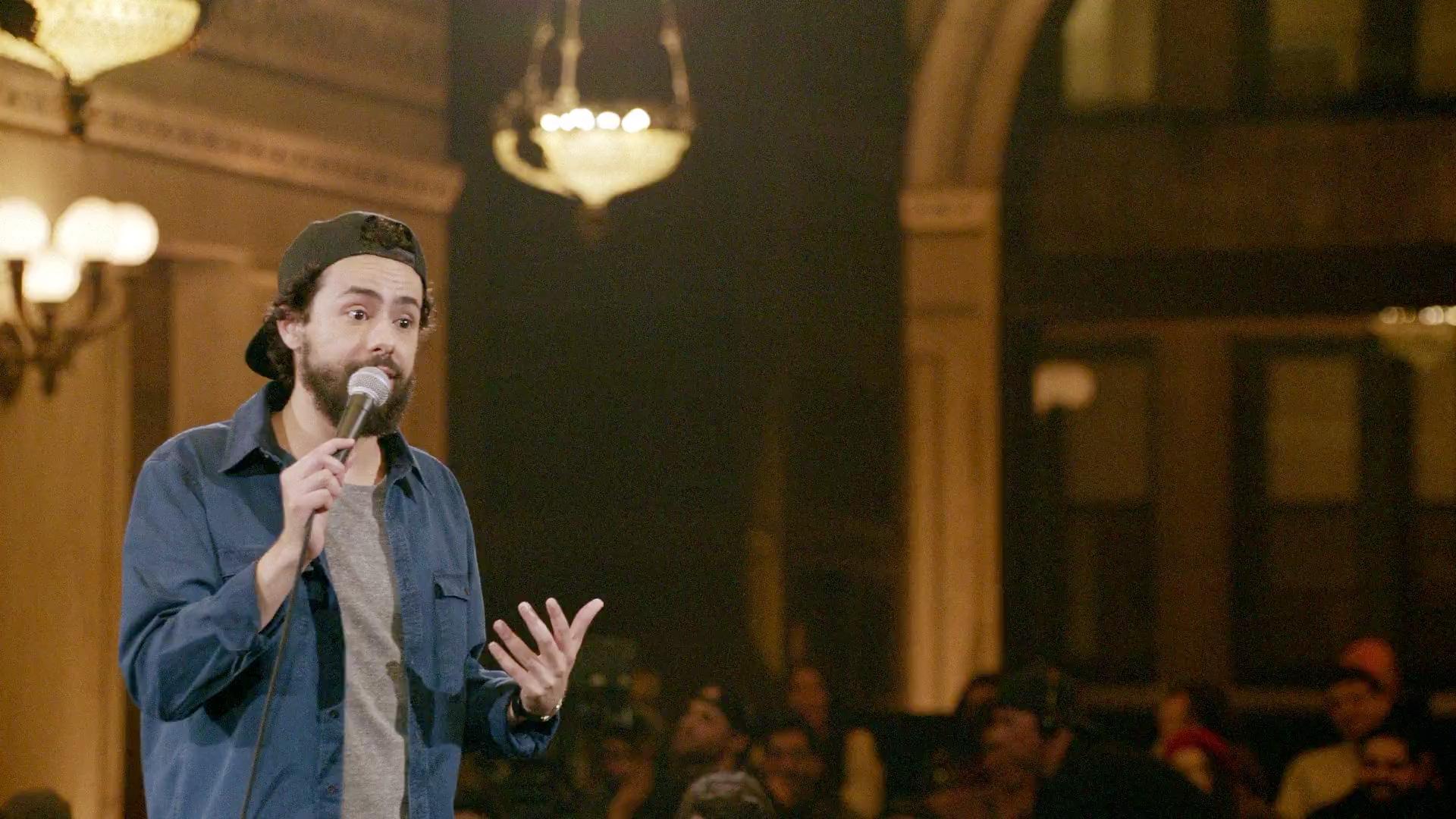 Ramy Youssef during a stand up