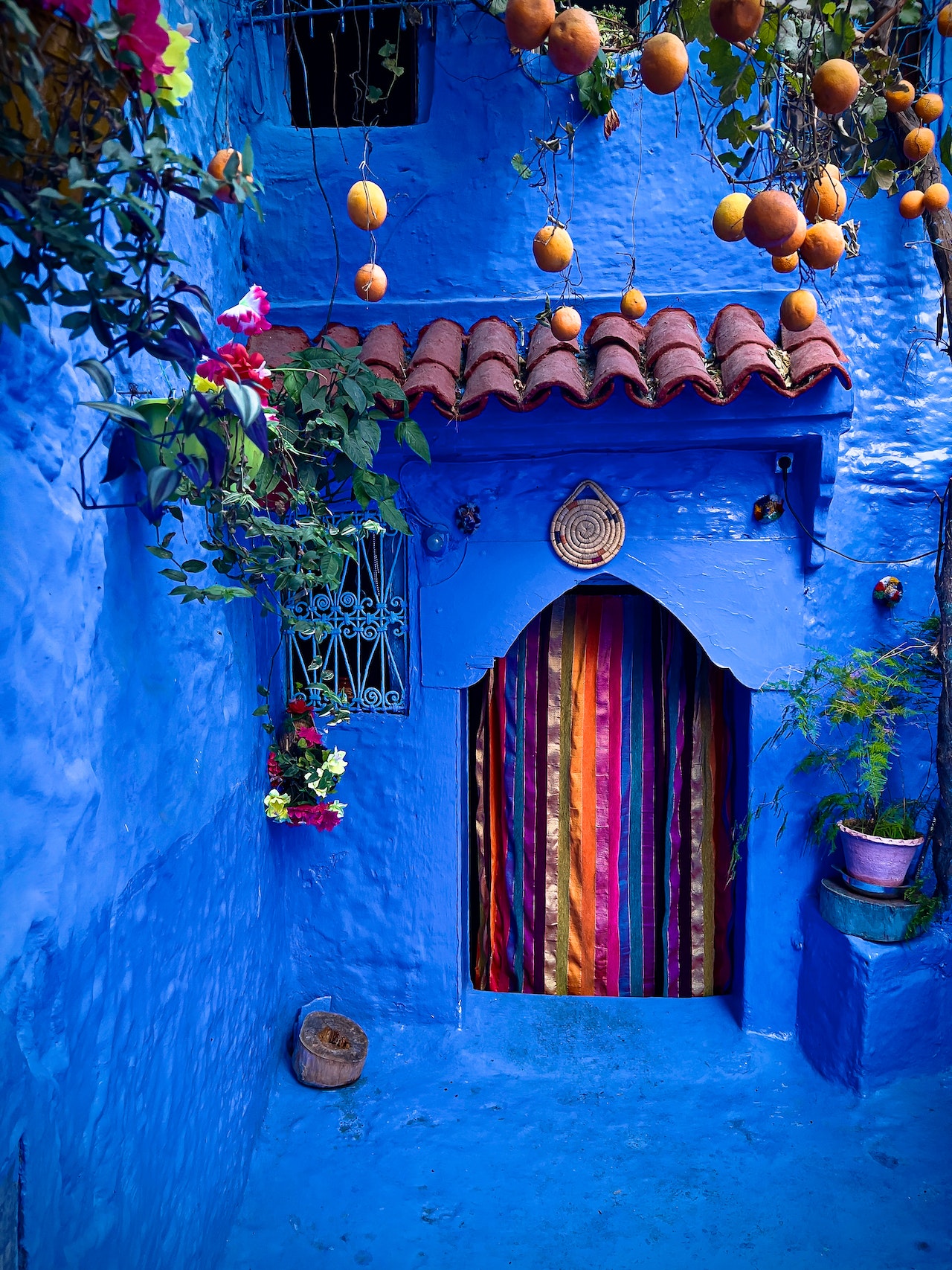 Blue house in morroco